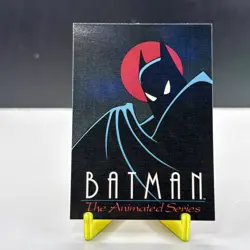 Batman 1993 Topps Batman Animated Series Trading Cover Card #1 - Image 1