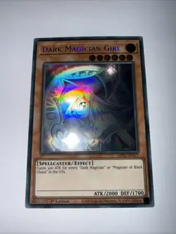 Yu-Gi-Oh! Dark Magician Girl Ghost Rare Card GFP2-EN177 1st Edition - Image 1
