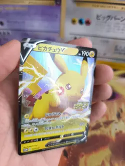 Pokemon Karte Card Holo Pikachu Sword & Shield Promo Fullart japanese - Image 2
