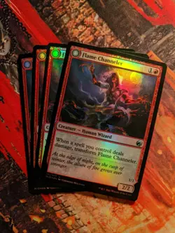 MTG Card : (4x) Flame Channeler (Innistrad: Midnight Hunt) FOIL - Image 1