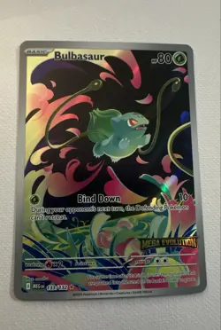 Bulbasaur - (Mega Evolution Stamped) 133/132 Miscellaneous Cards & Products Holo - Image 1