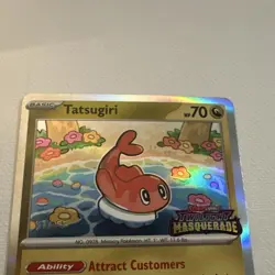 Pokemon Tatsugiri 118 Staff Promo Holo Scarlet & Violet Twilight Masquerade Card - Image 5