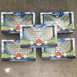 Pokemon Radiant Eevee Premium Box Lot of 5 - 8 Booster Packs & Promo Card - Image 1