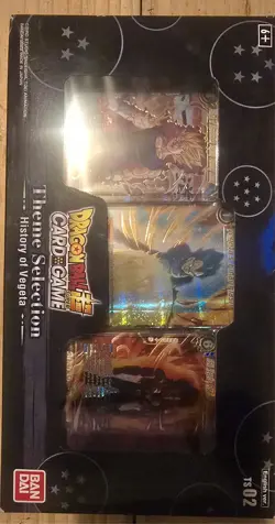 NEW SEALED Dragon Ball Super Theme Selection History Of Vegeta Cards NIB RARE - Image 1