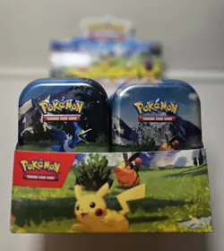 Pokemon Ascended Heroes Tins Display Box NO Packs With Random Cards Lot - Image 1