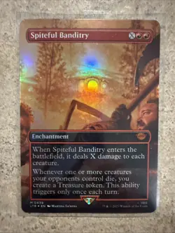 Spiteful Banditry (Borderless/Foil) MTG Lord of the Rings - Image 1