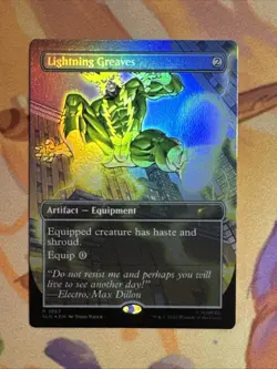 Lightning Greaves (1987) (Rainbow Foil) Secret Lair Drop Foil - Image 1