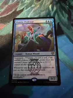 MTG Pensive Professor Secrets of Strixhaven Foil (0063) NM FREE SHIPPING - Image 1