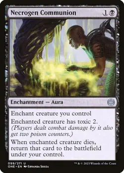 1x Necrogen Communion - Foil NM Eng MTG - Phyrexia: All Will Be One - Image 1