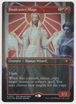 MTG Magic Secrets of Strixhaven Dualcaster Mage Borderless Foil Special Guests - Image 1