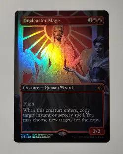 MTG Magic Secrets of Strixhaven Dualcaster Mage Borderless Foil Special Guests - Image 3