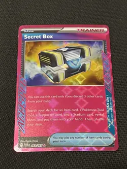 Pokemon TCG Twilight Masquerade 163/167 Secret Box Ace Spec - NM - Image 1