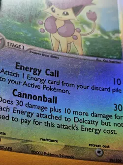 Pokemon EX Ruby Sapphire Delcatty Reverse Holo 29/109 EXC-NEAR MINT - Image 4