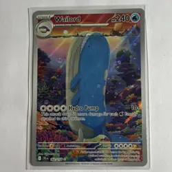 Pokemon TCG Wailord 162/159 Sv09: Journey Together Illustration Rare Holo 240 HP - Image 1