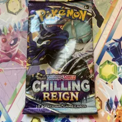 Pokemon TCG: Sword & Shield - Chilling Reign sealed Booster Pack ( 10 Cards) - Image 1