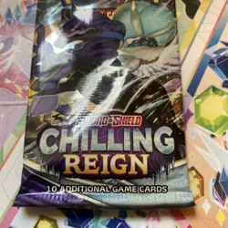 Pokemon TCG: Sword & Shield - Chilling Reign sealed Booster Pack ( 10 Cards) - Image 2