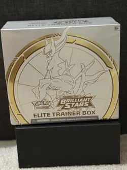 2022 Pokemon Sword & Shield Brilliant Stars Sealed ETB Elite Trainer Box - Image 1