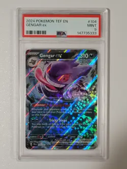 Gengar ex 104/162 PSA 9 Mint Holo Temporal Forces Pokemon Card 🔥🔥 - Image 1