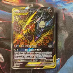 Pokemon TCG 2019 Moltres Zapdos Articuno GX SM210 Hidden Fates ETB Promo Sealed - Image 1