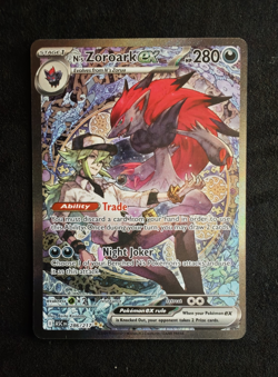 Pokemon N's Zoroark ex 185/159 Sv09: Journey Together Special Illustration Rare… - Image 1