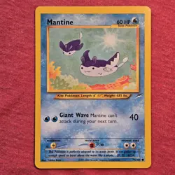 Pokemon 2000 WOTC Neo Destiny: Mantine 74/105 - LP - Image 1