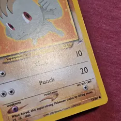 Pokemon 2000 WOTC Neo Destiny: Machop 73/105 - LP/NM - Image 3