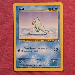 Pokemon 2000 WOTC Neo Destiny Edition: Seel 81/105 - NM - Image 1