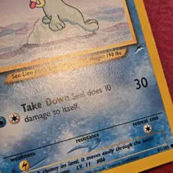 Pokemon 2000 WOTC Neo Destiny Edition: Seel 81/105 - NM - Image 2