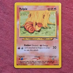 Pokemon 2000 WOTC Neo Destiny: Vulpix 91/105 - LP - Image 1