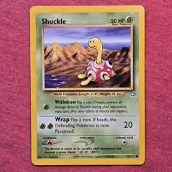 Pokemon 2000 WOTC Neo Genesis: Shuckle 72/111 - LP - Image 1