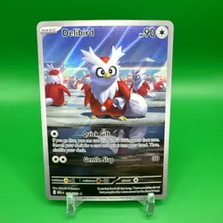 Pokemon TCG - Delibird 152/132 - Illustration Rare - Mega Evolution NM - Image 1