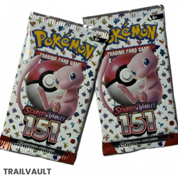 Lot of 2 Pokemon Scarlet & Violet 151 SEALED FOIL Booster Packs - Image 1