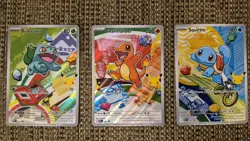 Pokemon TCG First Partner Illustration Gen 1 Kanto Starters Set Mint/Near Mint - Image 1