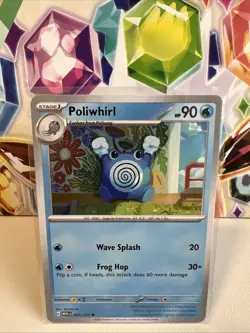 Poliwhirl 061/165 Regular Common - Pokemon 151 English Scarlet & Violet NM - Image 1