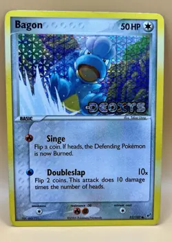 Bagon 52/107 – EX Deoxys (Stamped Reverse Holo) - LP - 2005 Pokemon TCG - Image 1