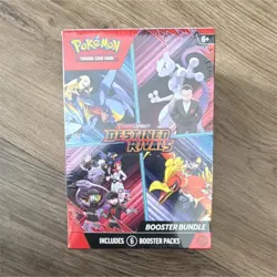 Pokemon Scarlet & Violet Destined Rivals Booster Bundle Cynthia Garchomp 6-Pack… - Image 1