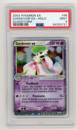 Pokemon Gardevoir ex EX Sandstorm Holo Ultra Rare #96 PSA 9 Mint - Image 1