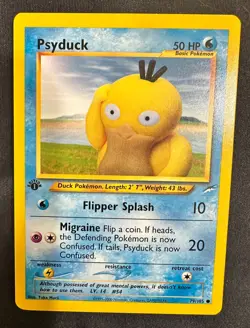 Pokemon 2002 Neo DESTINY 1st Edition PSYDUCK 79/105 NM - never played - Image 1