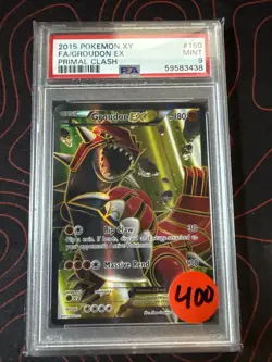 Pokemon Groudon EX XY Primal Clash Full Art #150 PSA 9 Mint - Image 1