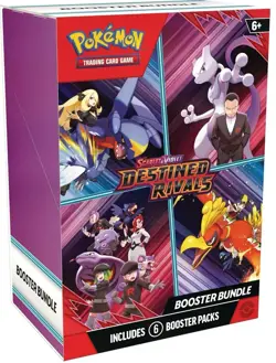 Pokemon Scarlet & Violet Destined Rivals Booster Bundle 6 Pack - Image 1