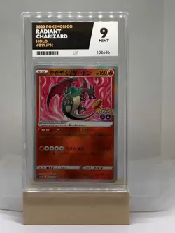 Japanese Radiant Charizard Pokemon Go Set TCG Ace Mint 9 Pokemon Card - Image 1