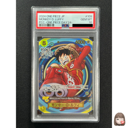 [PSA 10] Monkey D. Luffy ONE PIECE OP07-109 SR ONE PIECE DAY'24 Promo - Image 1
