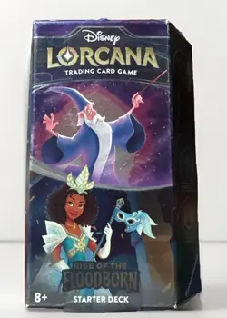 Disney Lorcana: Rise of the Floodborn Amethyst & Steel Starter Deck - Brand New - Image 1