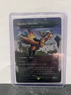 Paradise Chocobo Birds of Paradise (Borderless) Commander: Final Fantasy Foil - Image 1