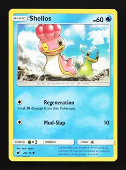 Shellos 29/111 LP Crimson Invasion English Pokemon Card TCG - Image 1