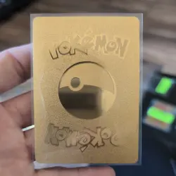 Rayquaza VMAX Gold Pokemon Card-Collectible Gift Display！nice - Image 2