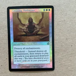 Wizards of the Coast Magic: The Gathering Cleansing Meditation White Rare Foil … - Image 1