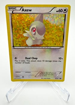 Pokemon TCG Axew 012/012 McDonald's 2012 Holo MP - Image 1