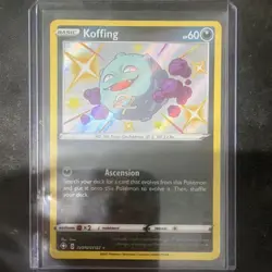 The Pokemon Company Koffing SV076/SV122 Shining Fates Shiny Holo English Basic … - Image 1