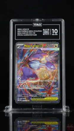 MEGA LATIAS EX 181/132 SPECIAL ILLUSTRATION RARE POKEMON TAG 10 GEM MINT - Image 1
